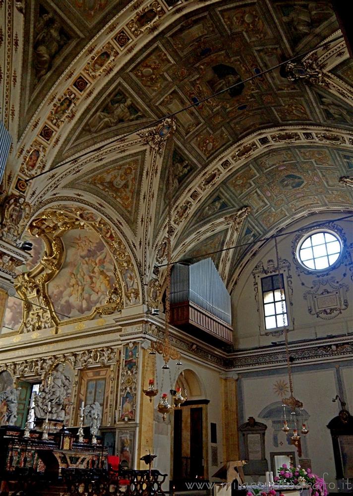 Milan (Italy) - Decorated transept and aps of Sant Angelo
